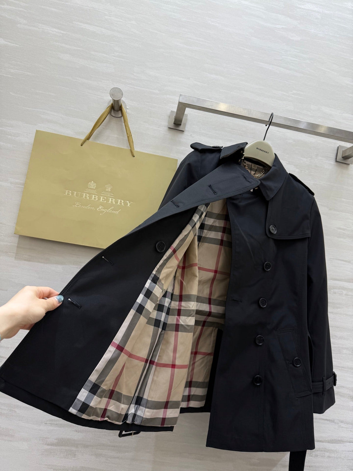 BURBERRY 25S SANDRINE LONG COAT 162
