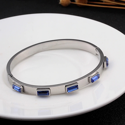 Alistair Bangle Bracelet - Stainless Steel
