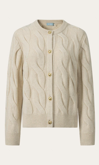 Chamonix Cable Cashmere Cardigan
