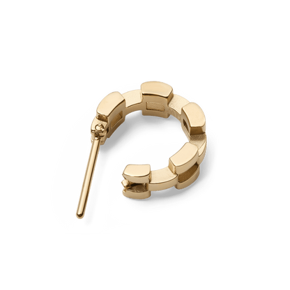 3-Link Earrings Gold